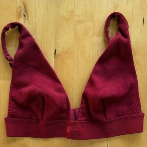 SKIMS Burgundy Bra